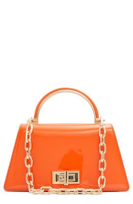 ALDO Katnisx Patent Leather Crossbody Bag in Orange