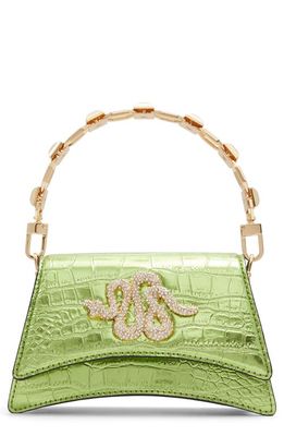 ALDO Kaziax Croc Embossed Faux Leather Crossbody Bag in Other Green