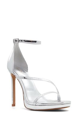 ALDO Kit Ankle Strap Sandal in Silver