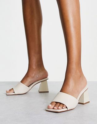 ALDO Kylah mule sandals in off-white