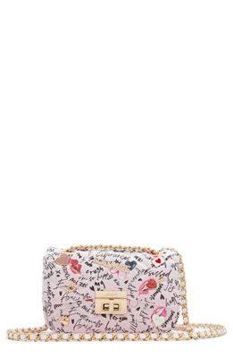 ALDO Love Note Quilted Crossbody Bag in White