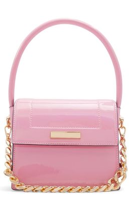 ALDO Quinlynx Faux Leather Top Handle Bag in Medium Pink