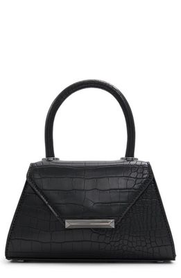 ALDO Rotanaax Faux Leather Top Handle Bag in Open Black
