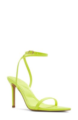 ALDO Tulipa Ankle Strap Pointed Toe Sandal in Bright Yellow