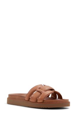 ALDO Wylalaendar Slide Sandal in Medium Brown