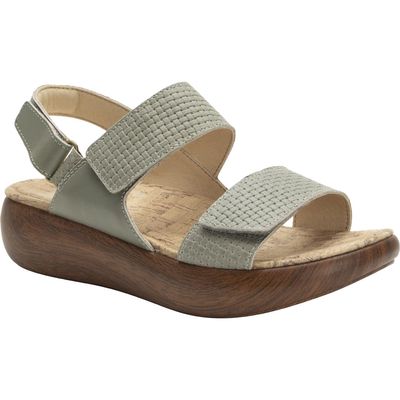 Alegria by PG Lite Baille Slingback Sandal in Woven Sage 