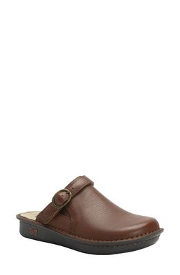 Alegria by PG Lite Bryn Swivel Strap Clog in Bourbon 