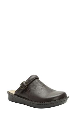 Alegria by PG Lite Bryn Swivel Strap Clog in Espresso 