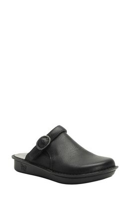 Alegria by PG Lite Bryn Swivel Strap Clog in Raven 