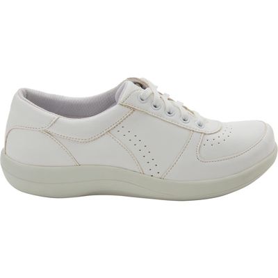 Alegria by PG Lite Daphne Sneaker in White Softie Leather 