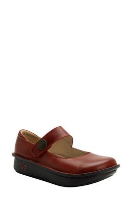 Alegria by PG Lite Paloma Platform Mary Jane in Garnet