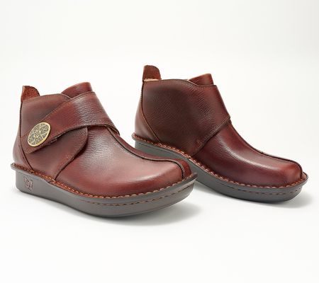 Alegria Leather Ankle Boots - Caiti