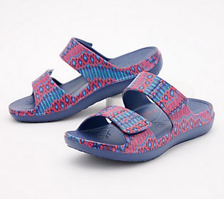 Alegria Printed Slide Sandals - Orbyt