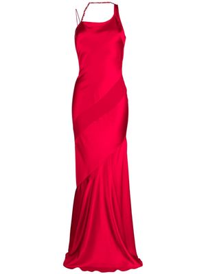 Alejandra Alonso Rojas sleeveless silk maxi dress - Red