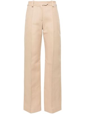 Aleksandre Akhalkatsishvili low-rise straight trousers - Neutrals