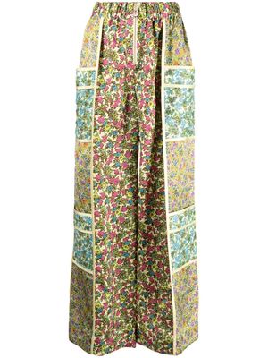 ALEMAIS Mirabella floral-print cargo trousers - Multicolour