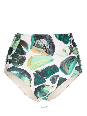 ALEMAIS Siena high-waisted bikini bottoms - Green