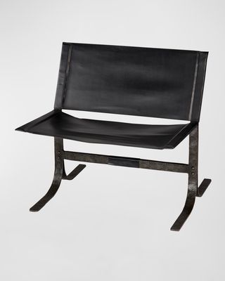 Alessa Leather Sling Chair