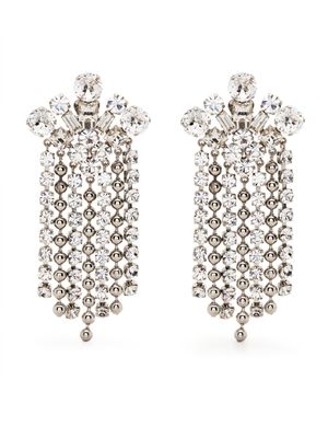 Alessandra Rich chain-link drop earrings - Silver