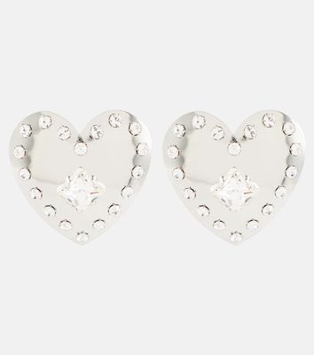Alessandra Rich Crystal-embellished earrings