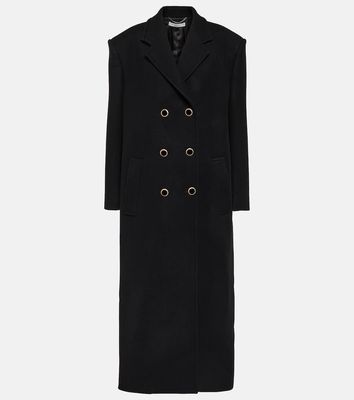 Alessandra Rich Double-breasted virgin wool coat