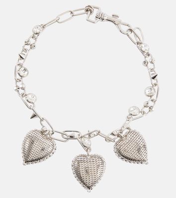 Alessandra Rich Embellished chain necklace