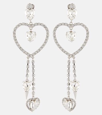 Alessandra Rich Embellished pendant earrings