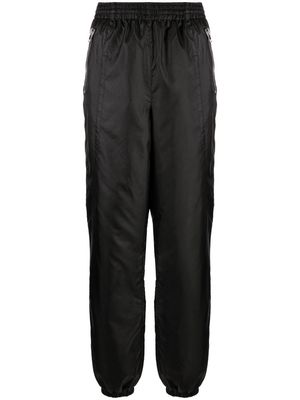 Alessandra Rich embroidered-logo track pants - Black