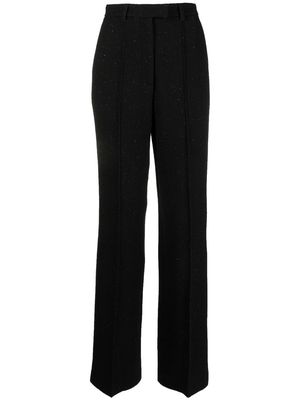 Alessandra Rich high-waisted tailored trousers - Black