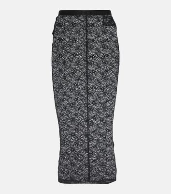 Alessandra Rich Lace pencil skirt