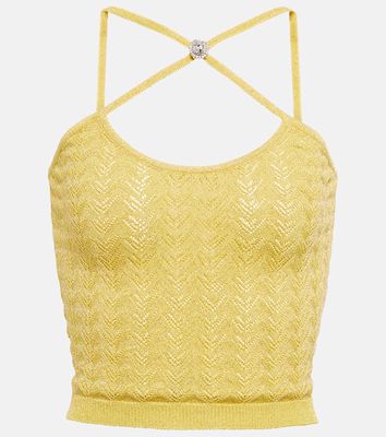 Alessandra Rich Lurex® knit top