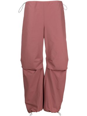 ALESSANDRO VIGILANTE drawstring parachute trousers - Pink