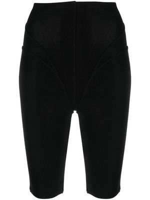 ALESSANDRO VIGILANTE seam-detail long shorts - Black