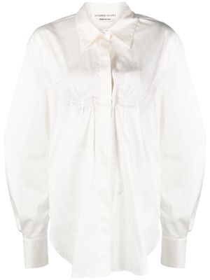 ALESSANDRO VIGILANTE underwire-cup open-back shirt - White