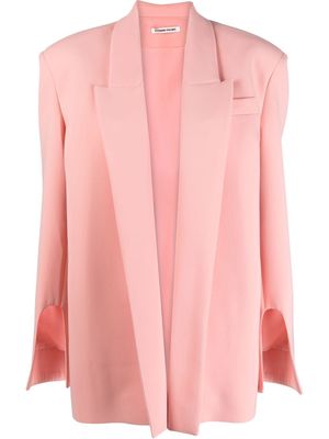 ALESSANDRO VIGILANTE wide-lapel open blazer - Pink