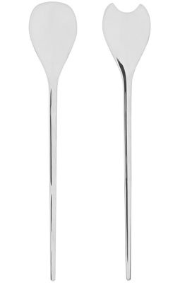 Alessi Silver Human Collection Salad Set