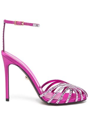 Alevì 120mm embellished caged sandals - Pink
