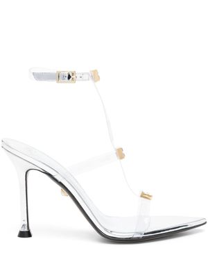 Alevì Addy 100mm crystal-embellished sandals - Silver
