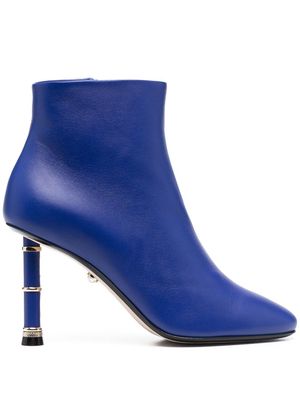 Alevì Diana 90mm heeled boots - Blue