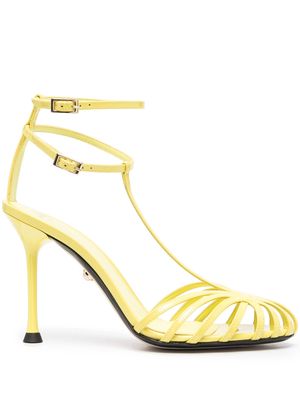 Alevì double ankle-strap 110mm sandals - Yellow