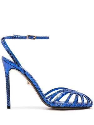 Alevì Gloria 120mm heeled sandals - Blue