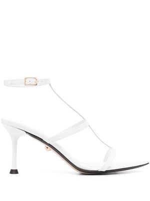 Alevì Kay 85mm calf-leather sandals - White
