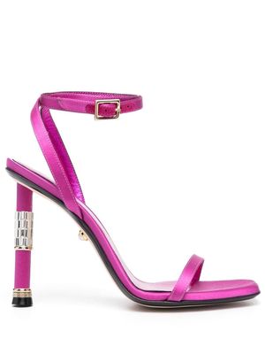 Alevì Letizia crystal-embellished sandals - Pink