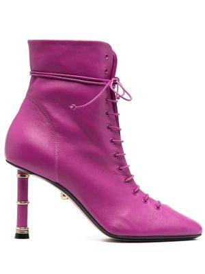 Alevì Love lace-up ankle boot - Pink