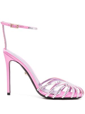 Alevì Penelope 110mm caged sandals - Pink