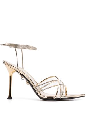 Alevì strappy leather sandals - Gold