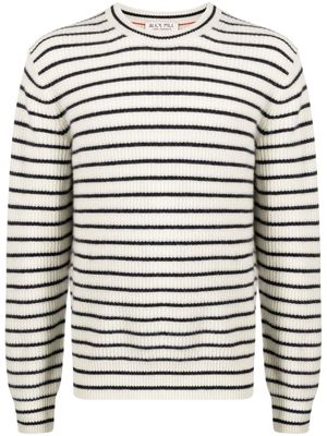 Alex Mill Jordan stripe-print jumper - White