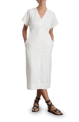 Alex Mill Madeline Shirtdress in Ecru