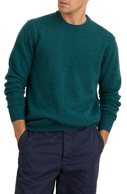 Alex Mill Merino Wool Crewneck Sweater in Dark Pine