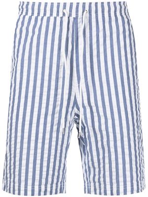 Alex Mill stripe-print deck shorts - White